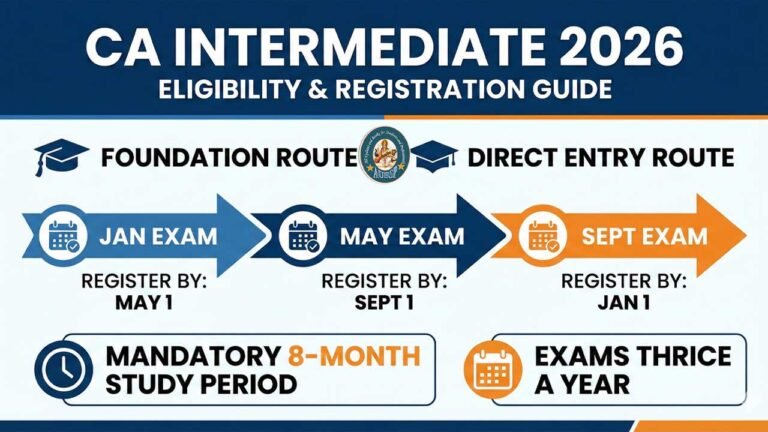 CA Intermediate Eligibility Criteria 2026: The Complete Guide – AUBSP