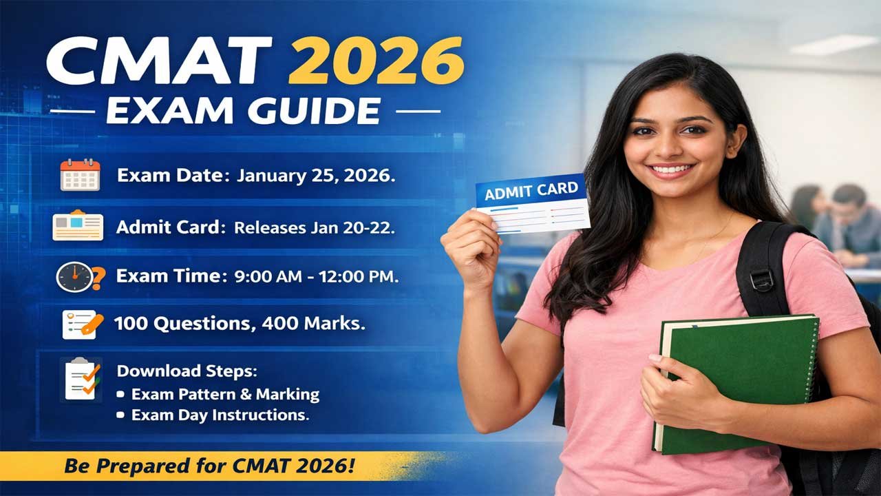 CMAT 2026 Admit Card: Direct Link, Exam Pattern & Exam Day Guide