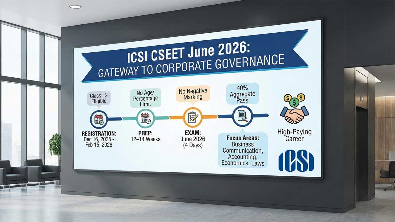 CSEET June 2026: Complete Guide to Registration, Exam Pattern, and Career Opportunities as a Company Secretary
