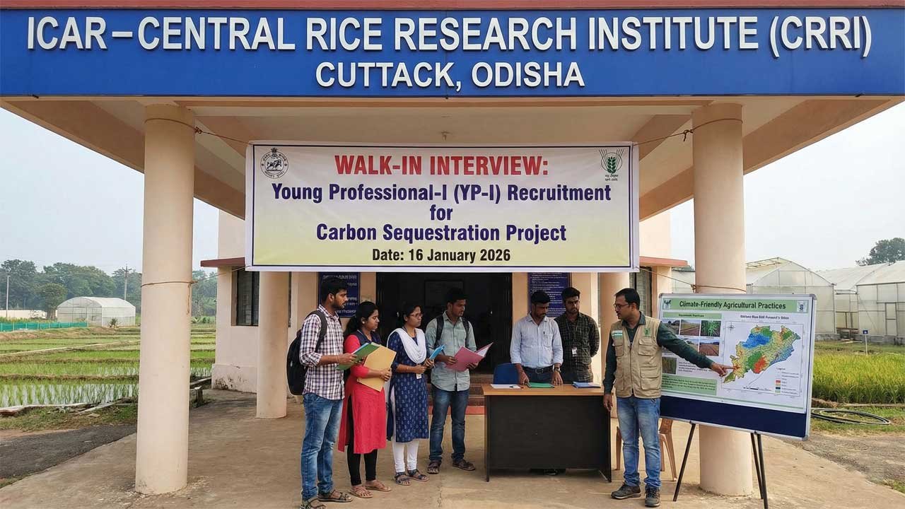 ICAR CRRI Young Professional-I Recruitment 2026
