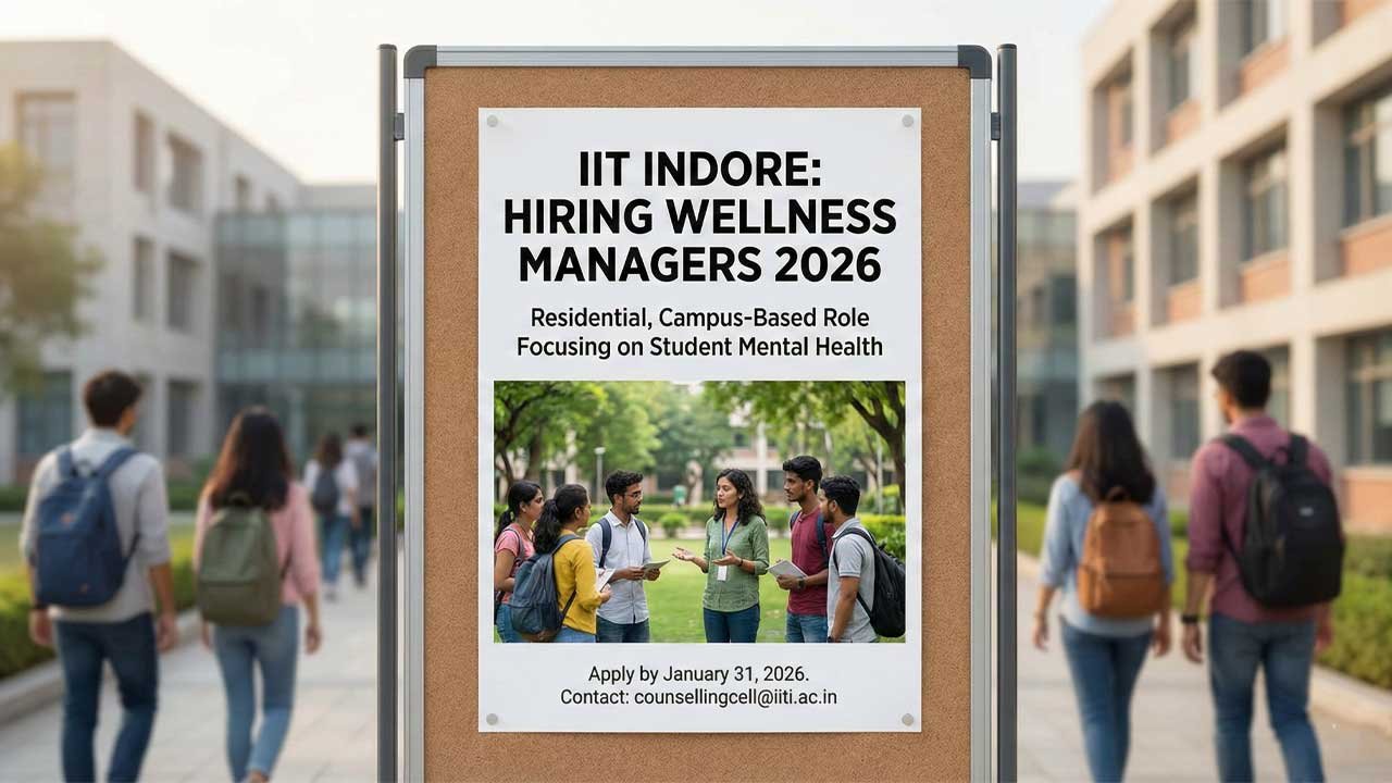 IIT Indore Wellness Manager Job 2026