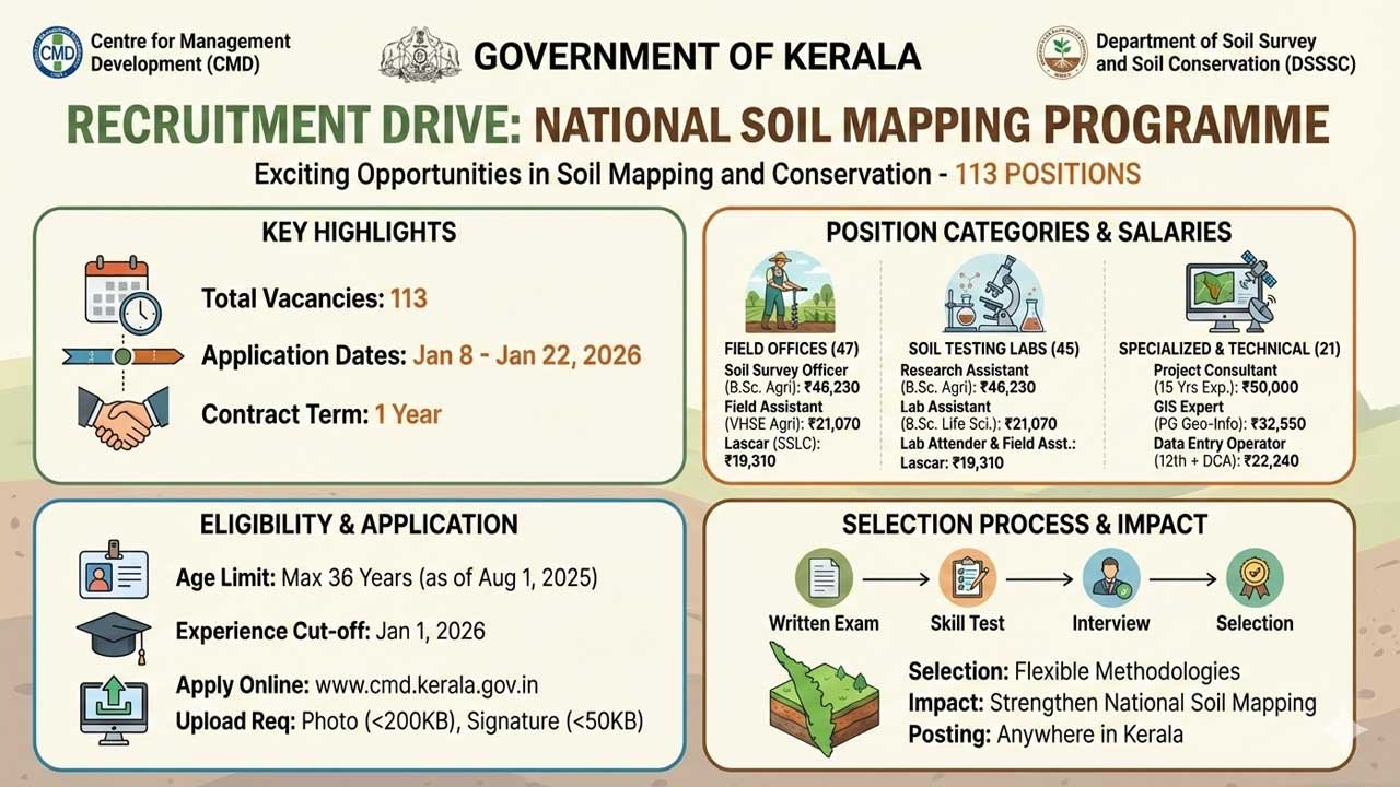 Kerala Government Recruitment 2026