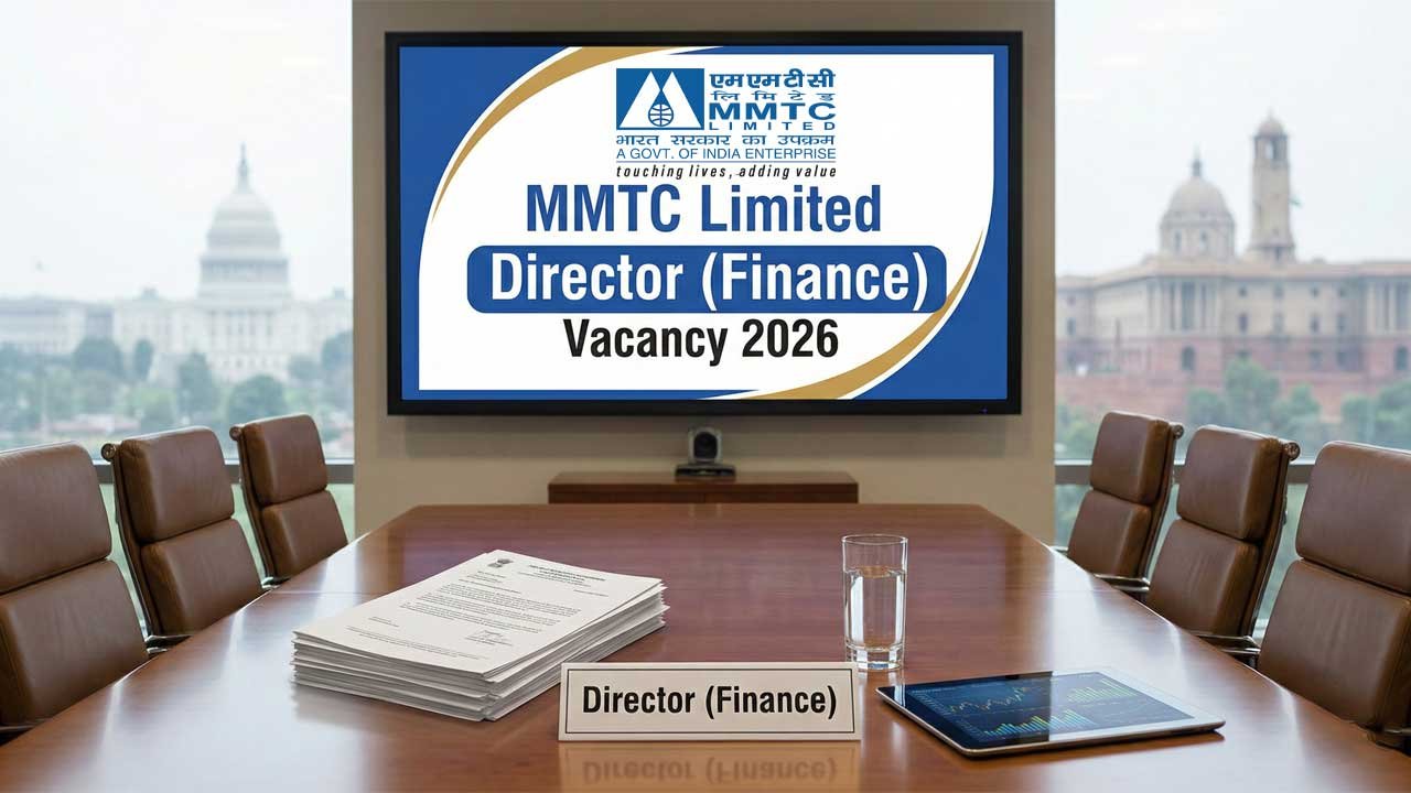 MMTC Limited Director (Finance) Recruitment 2026