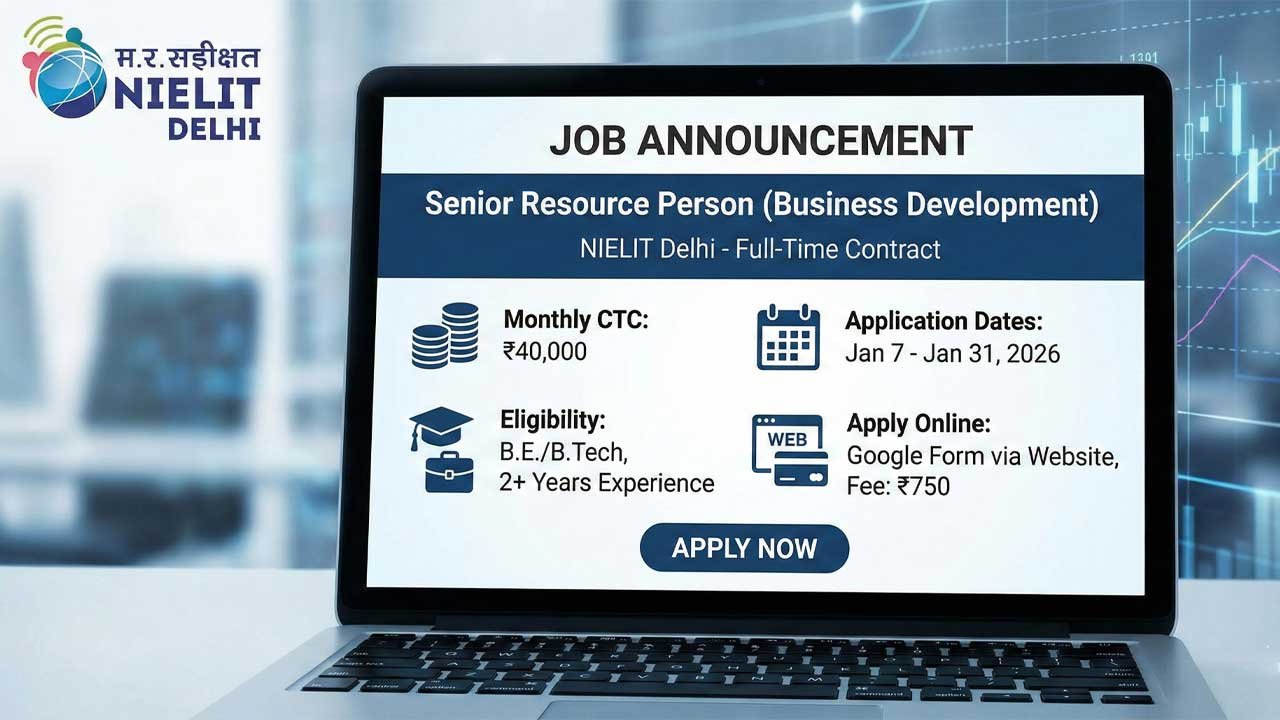 NIELIT Delhi Recruitment 2026
