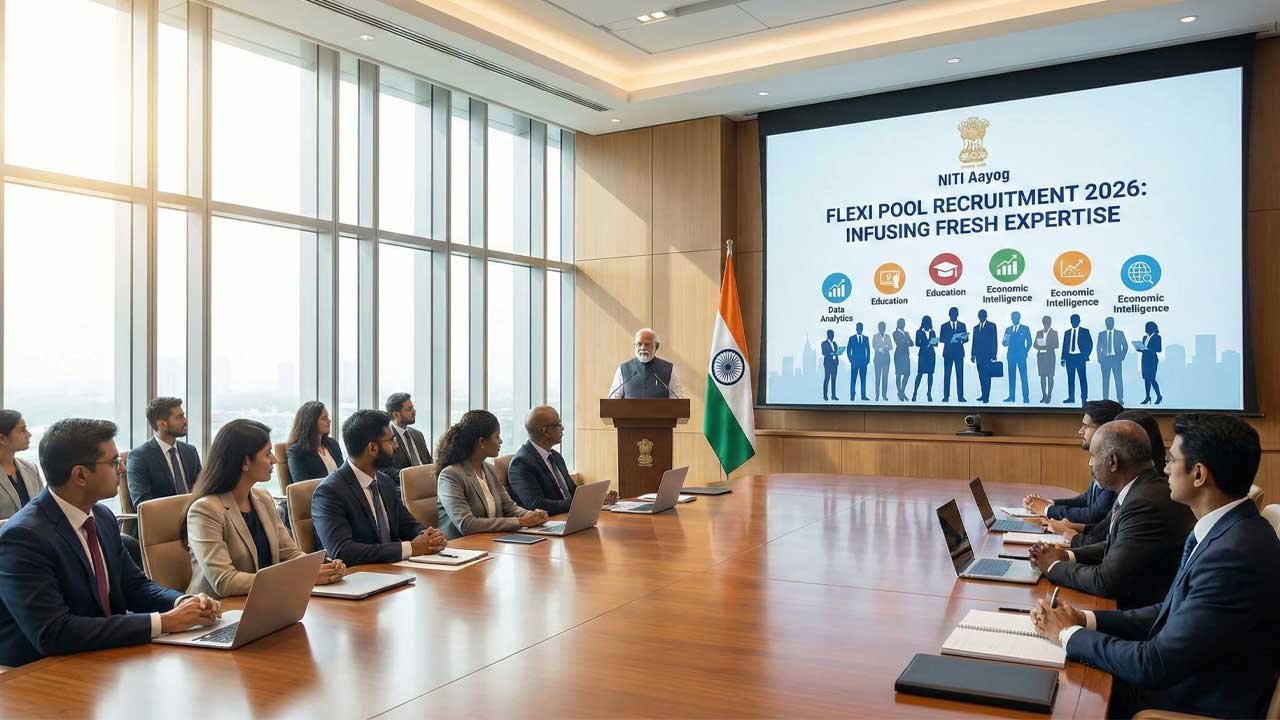 NITI Aayog Flexi Pool Recruitment 2026: 31 Policy Positions, Eligibility, Salary & Application Details