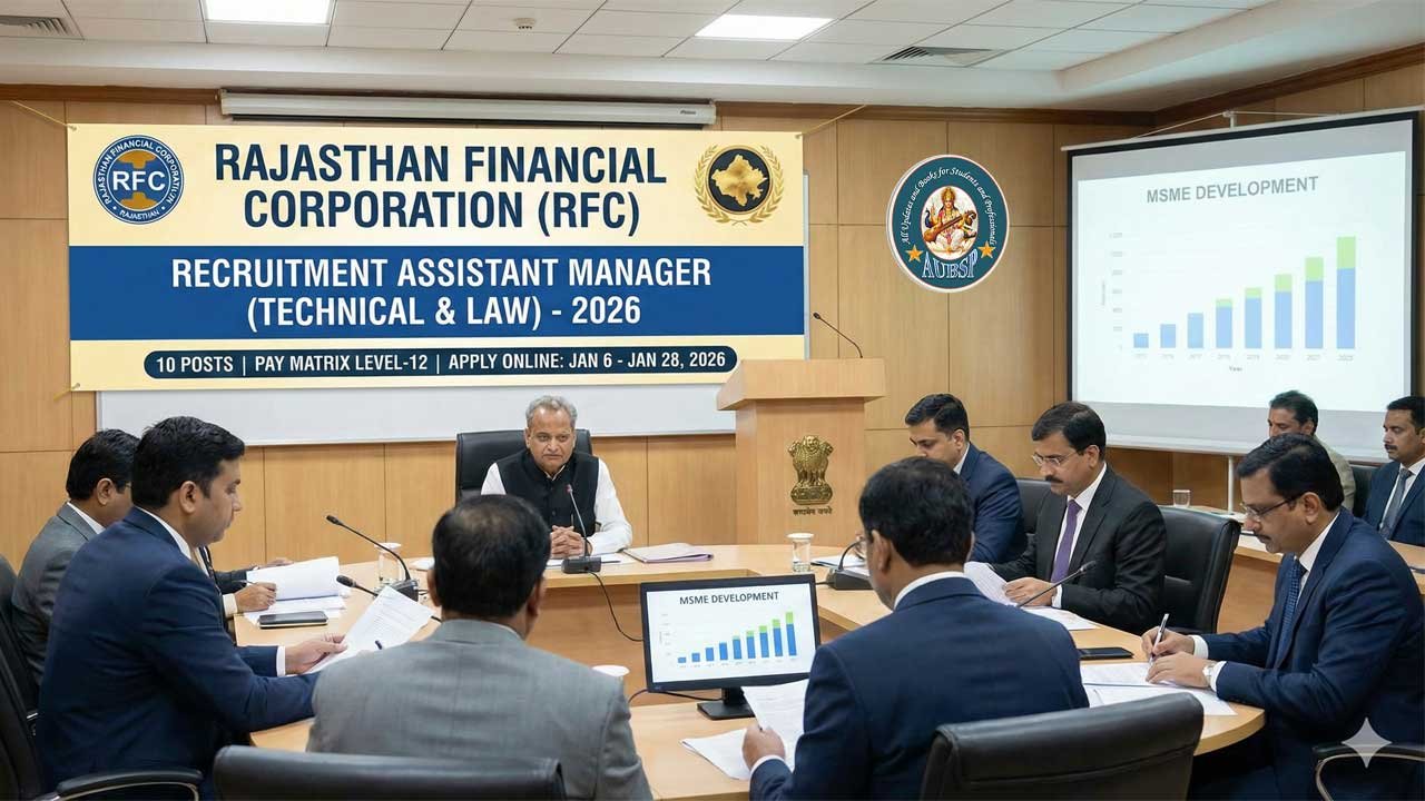 Rajasthan Financial Corporation Assistant Manager Recruitment 2026: Apply Online for Law & Technical Posts