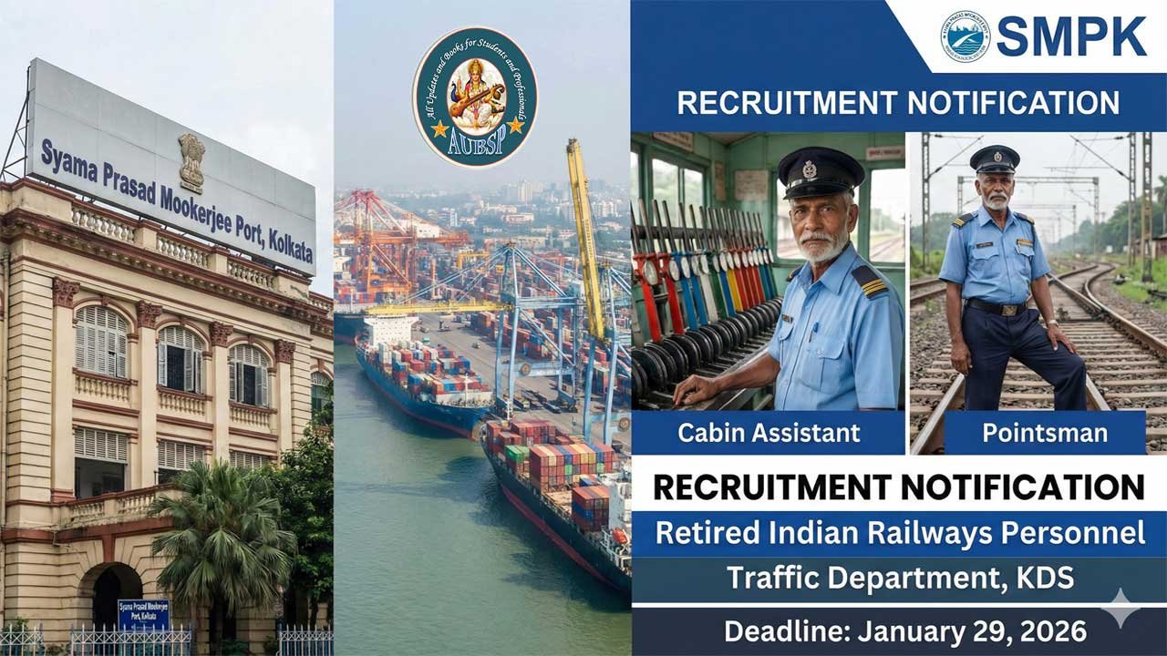 SMP Kolkata Recruitment