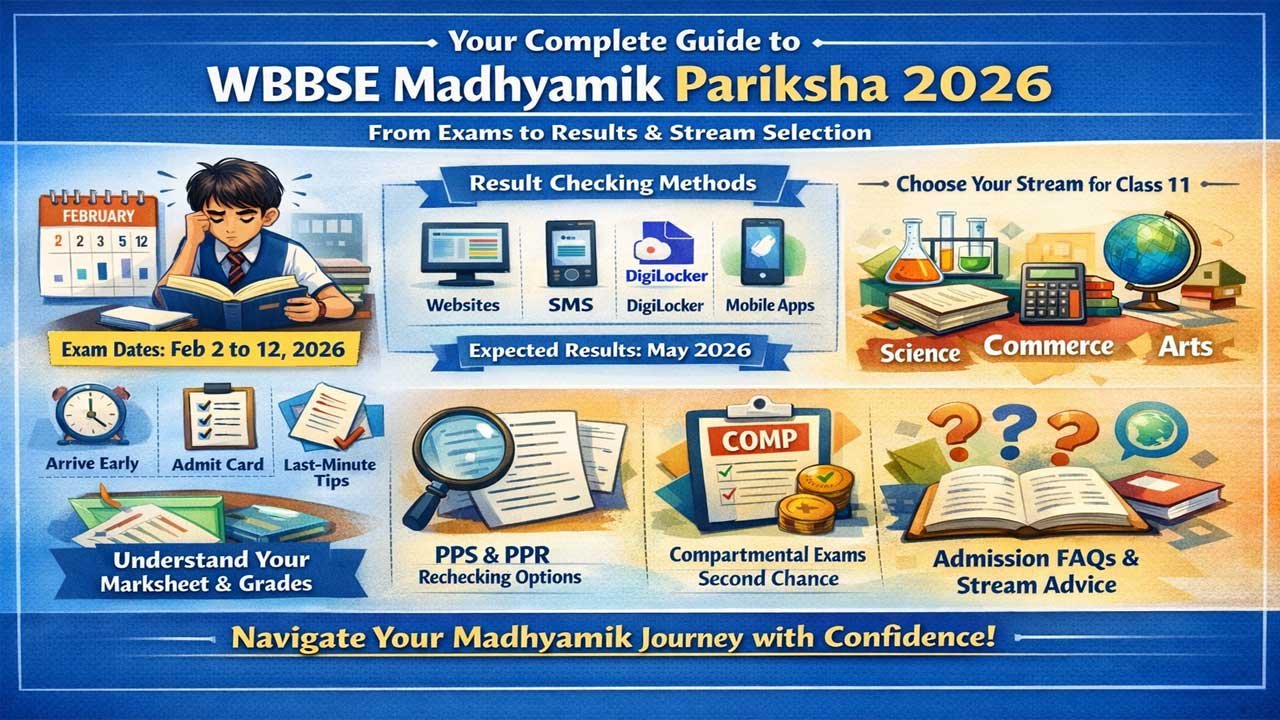 WBBSE Madhyamik Pariksha 2026: Complete Guide to Exams, Results & Future Streams