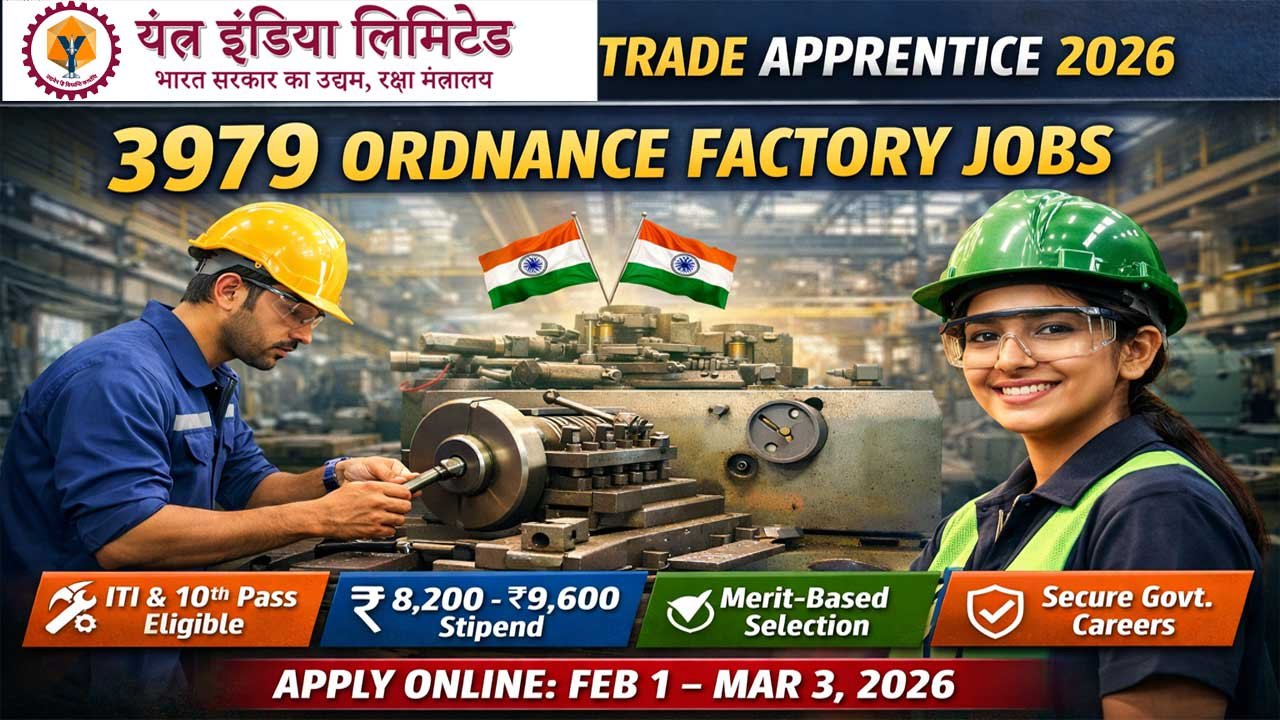 Yantra India Trade Apprentice 2026