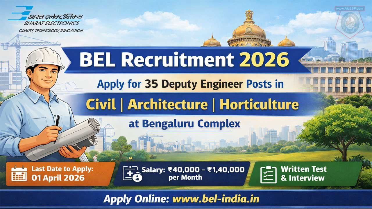BEL Recruitment 2026 for Deputy Engineers