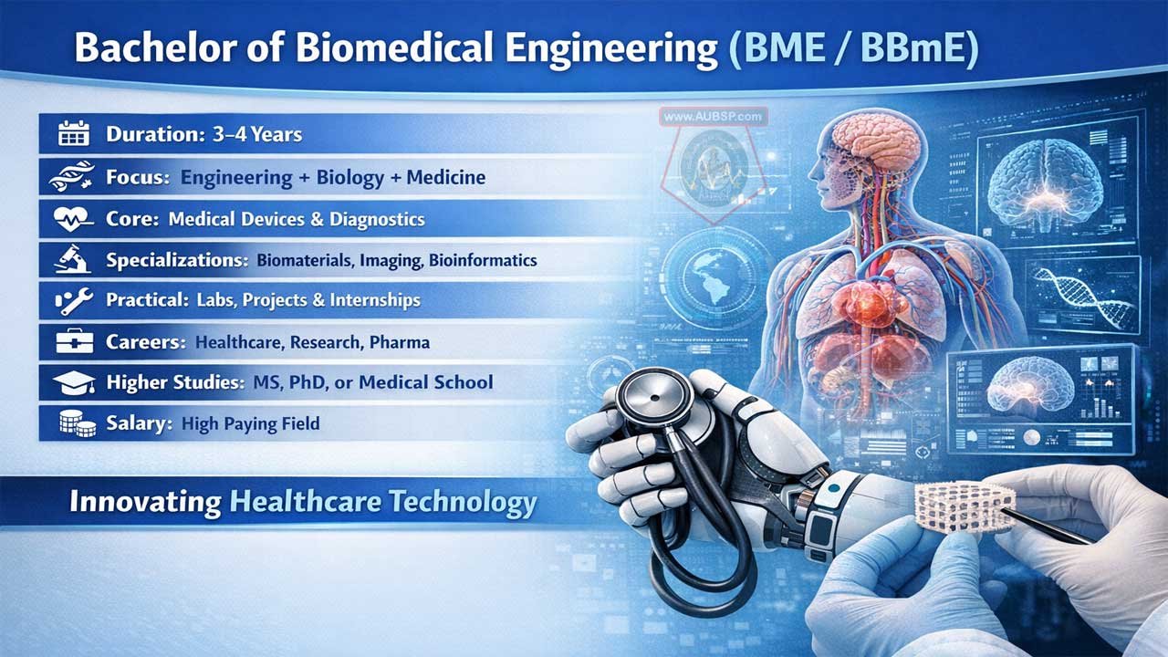 Bachelor of Biomedical Engineering overview