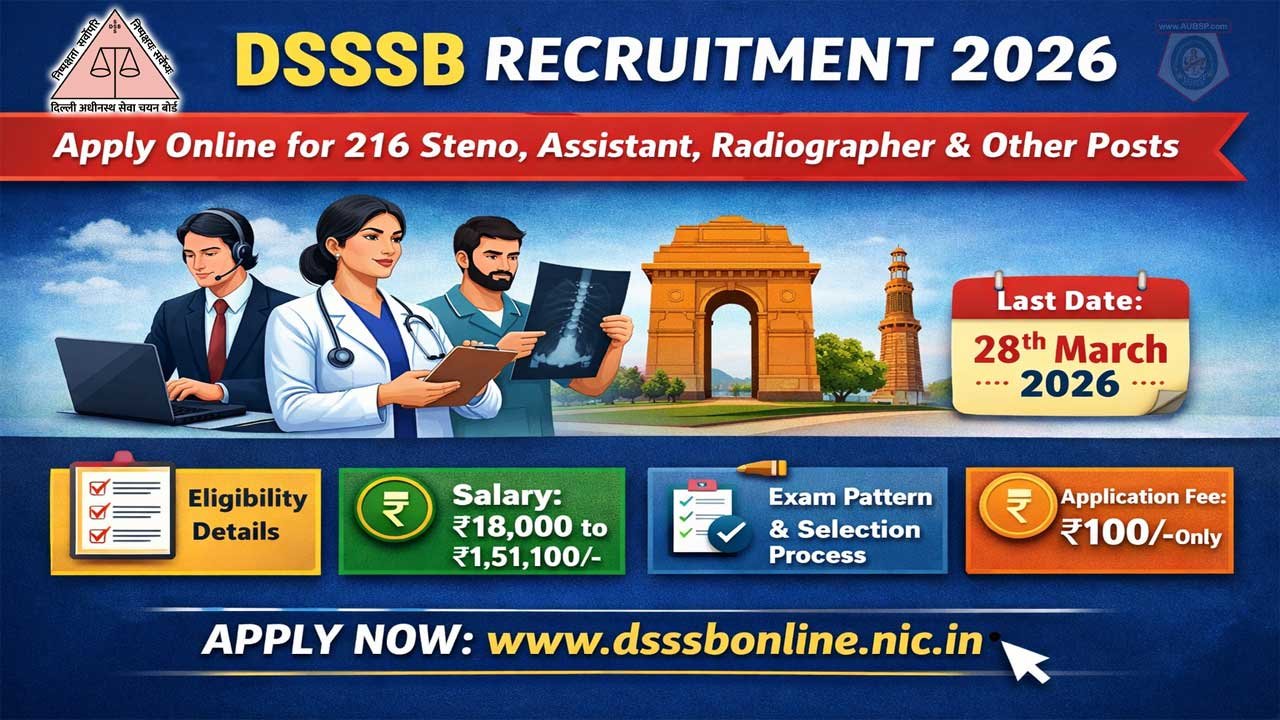 DSSSB Recruitment 2026