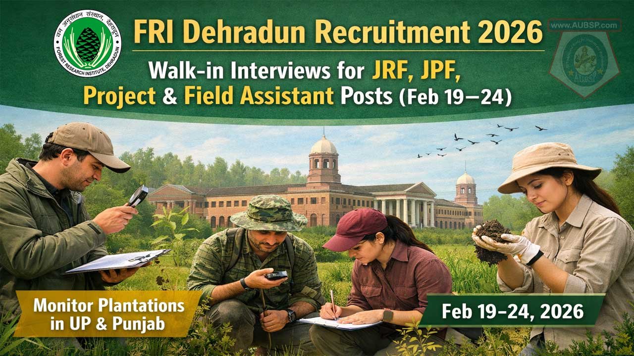 FRI Dehradun Recruitment
