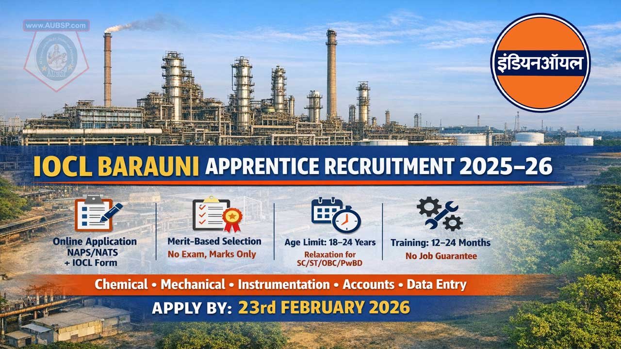 Indian Oil Barauni Refinery Apprentice Recruitment