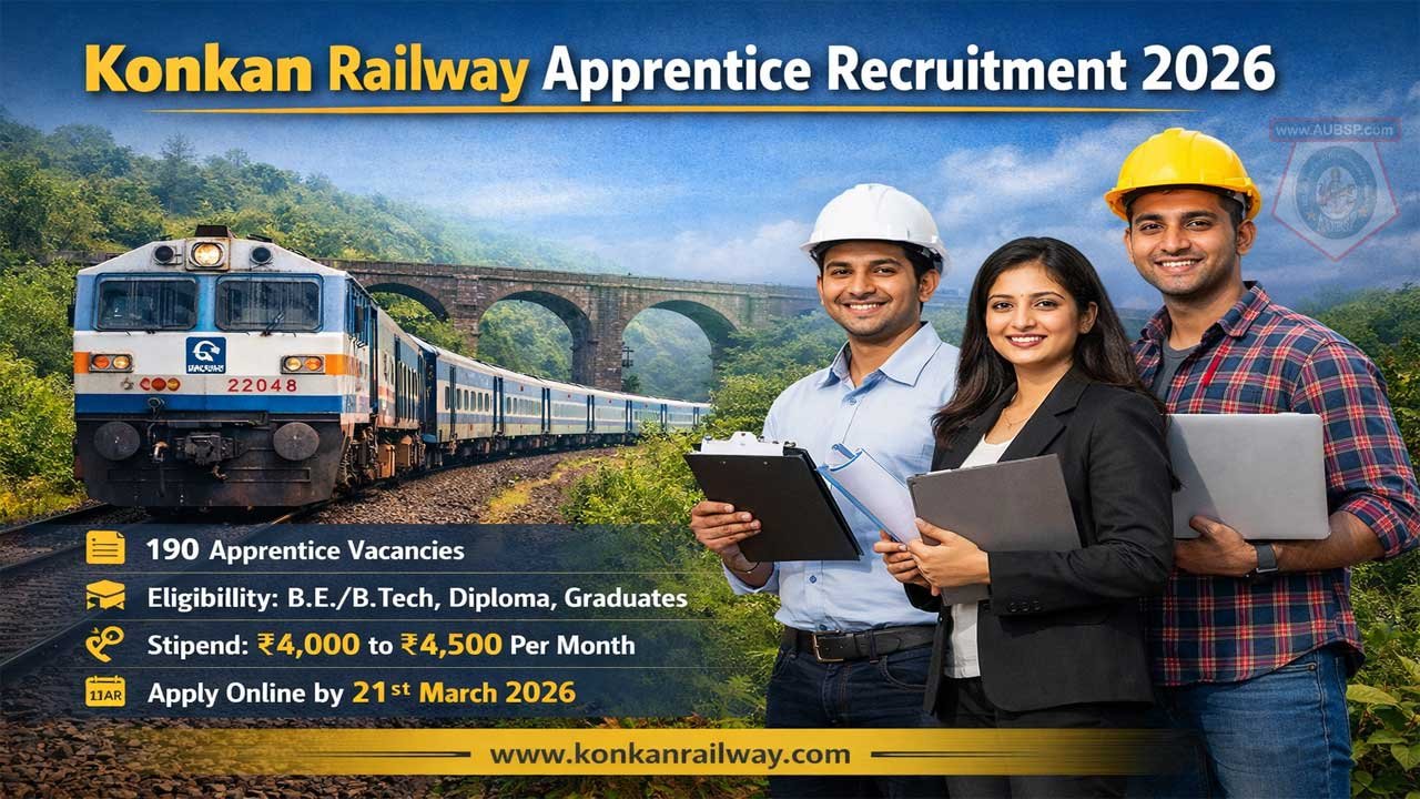 Konkan Railway Apprentice Recruitment 2026