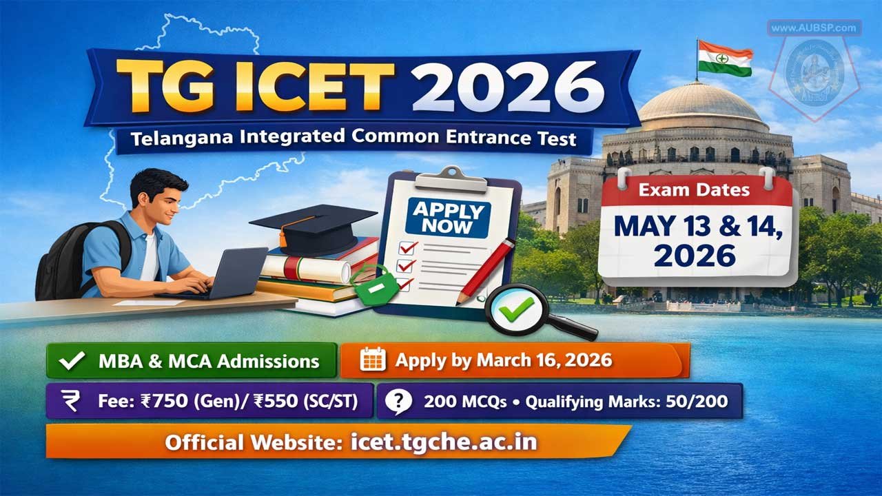 TG ICET 2026 Registration