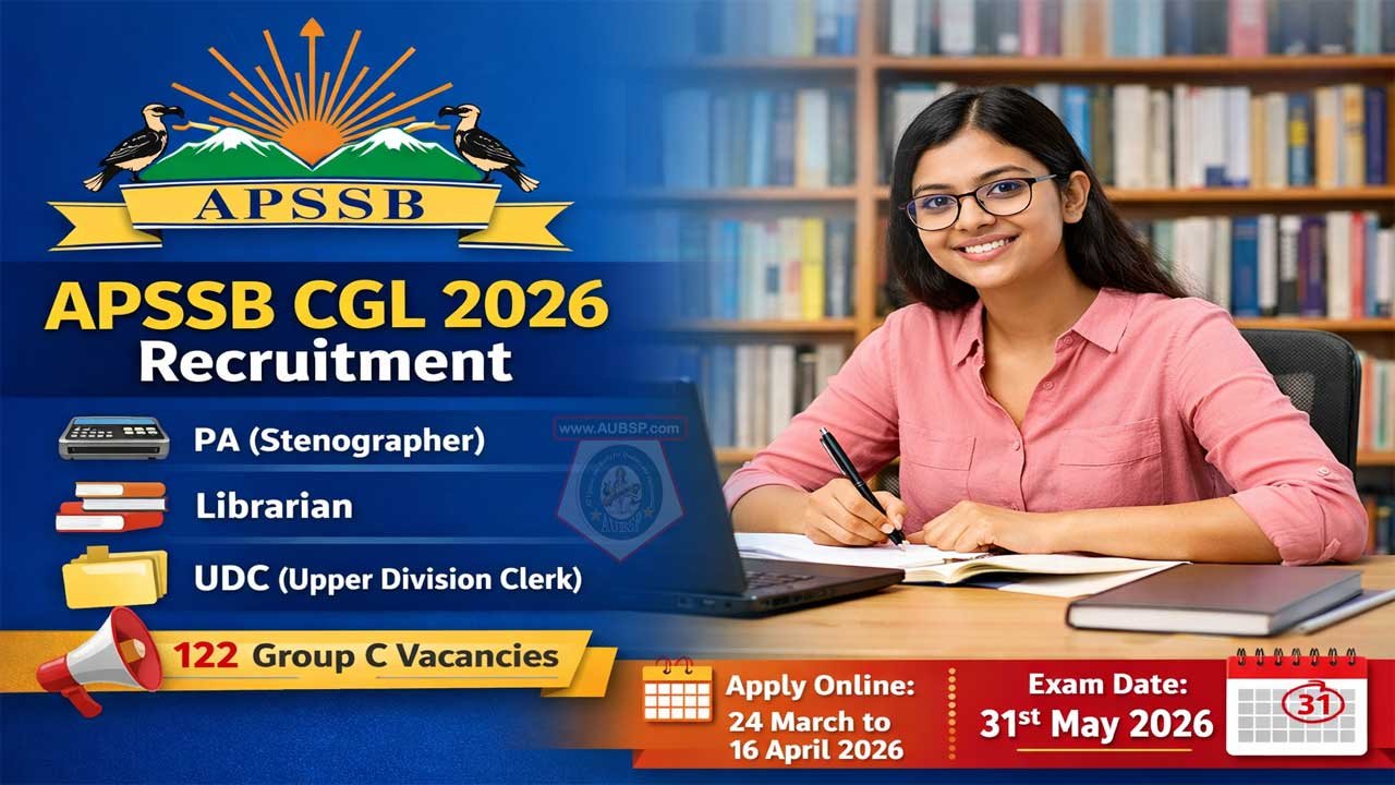 APSSB CGL 2026 recruitment details